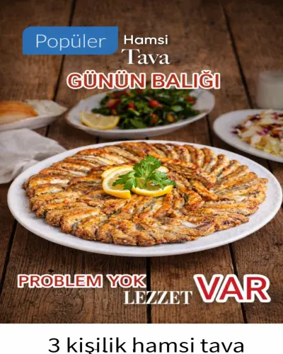3 kişilik hamsi tava