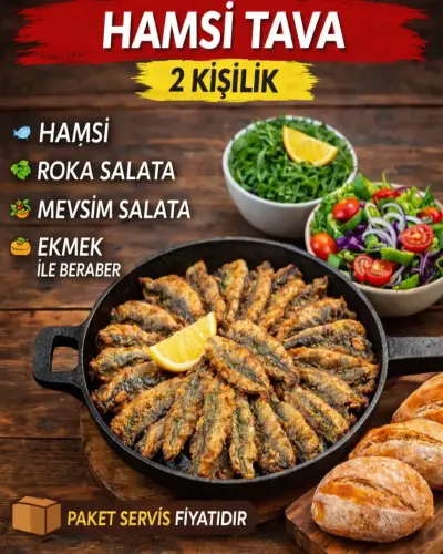 2 Kişilik Hamsi Tava