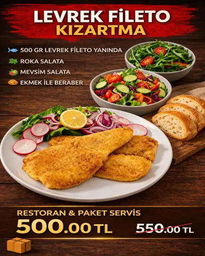LEVREK FİLETO KIZARTMA
