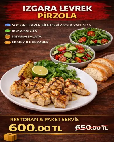 IZGARA LEVREK PİRZOLA  🍣