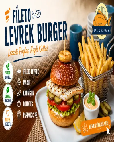 LEVREK BURGER 🌟DENEMELİSİN