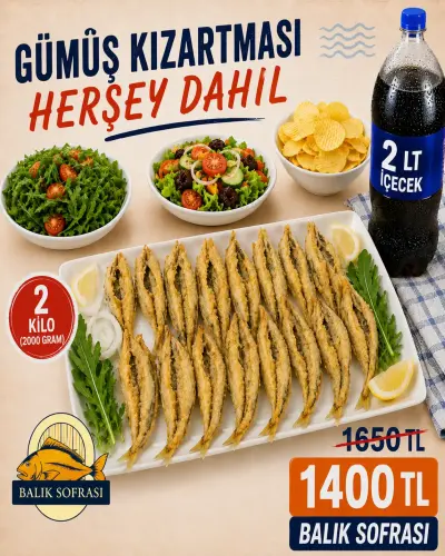 2 KG GÜMÜŞ+CİPS+2 LT İÇECEK