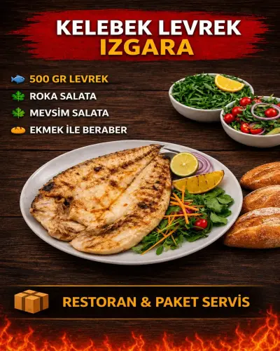 KELEBEK LEVREK IZGARA