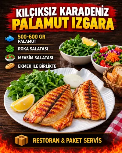 KILÇIKSIZ KARADENİZ PALAMUT IZGARA